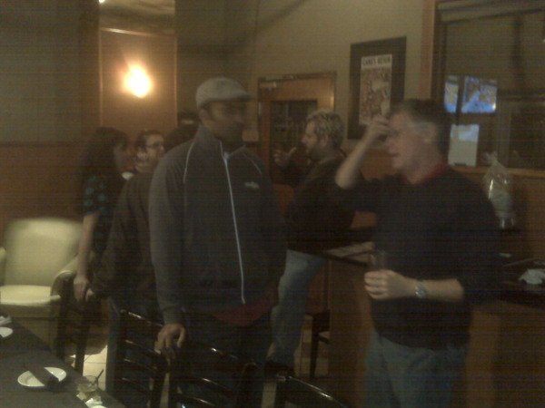 Ajit and Jim talk at one of the first socials I organized in 2010. That evening was a key turning point for me. I met fellow filmmakers, heard their passion, and learned about their projects.