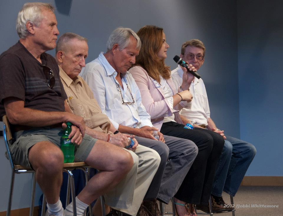 In this pic, I'm answering questions about the film at the August premiere at IMAX at Marbles. Such a great day.