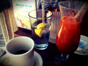 All of my breakfast beverages! Coffee included.
