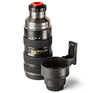 Camera lens mug from ThinkGeek.
