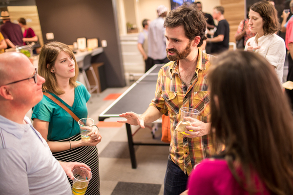 TriFilm Society social at Myriad Media (August 2014). © 2014 Alex Boerner Photography | alexboerner.com