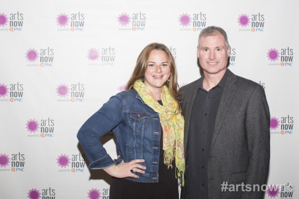Shane Johnston, executive producer of Brewconomy, and me at the premiere of the film. Photo via ArtsNow NC.