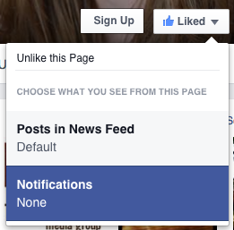 Once you like the page, click on "notifications" to make sure you see what is shared there.