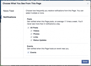 For steps on checking your Facebook settings, click here.